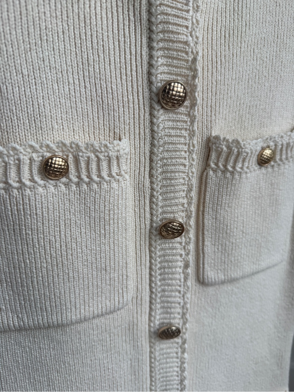 Reformation XS Catalina Cream Cotton Knit Mini Dress - Picture 8 of 16